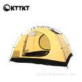 3.2 kg de campamento azul trekking de doble carpa resistente al viento